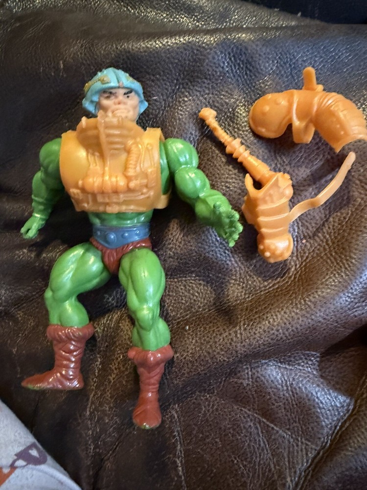 MAN AT ARMS Complete Master of the Universe MOTU Action Figure Lot Vintage Rare