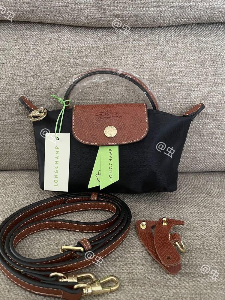 Longchamp Tote Shoulder Bag Pliage Xs Mini Black