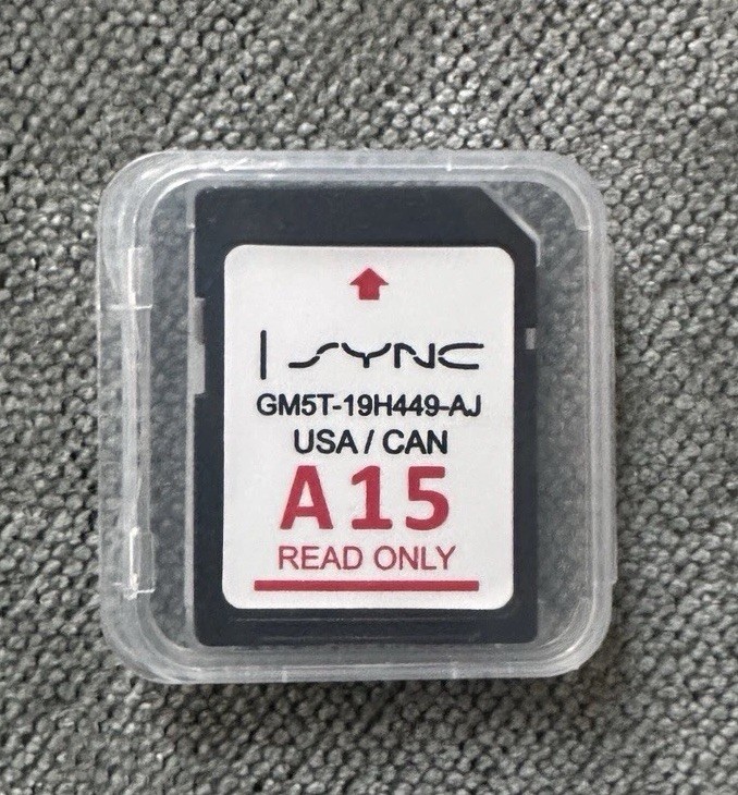 2025 Ford Lincoln SD Card Navigation A15 SYNC2 USA Canada GM5T-19H449-AJ