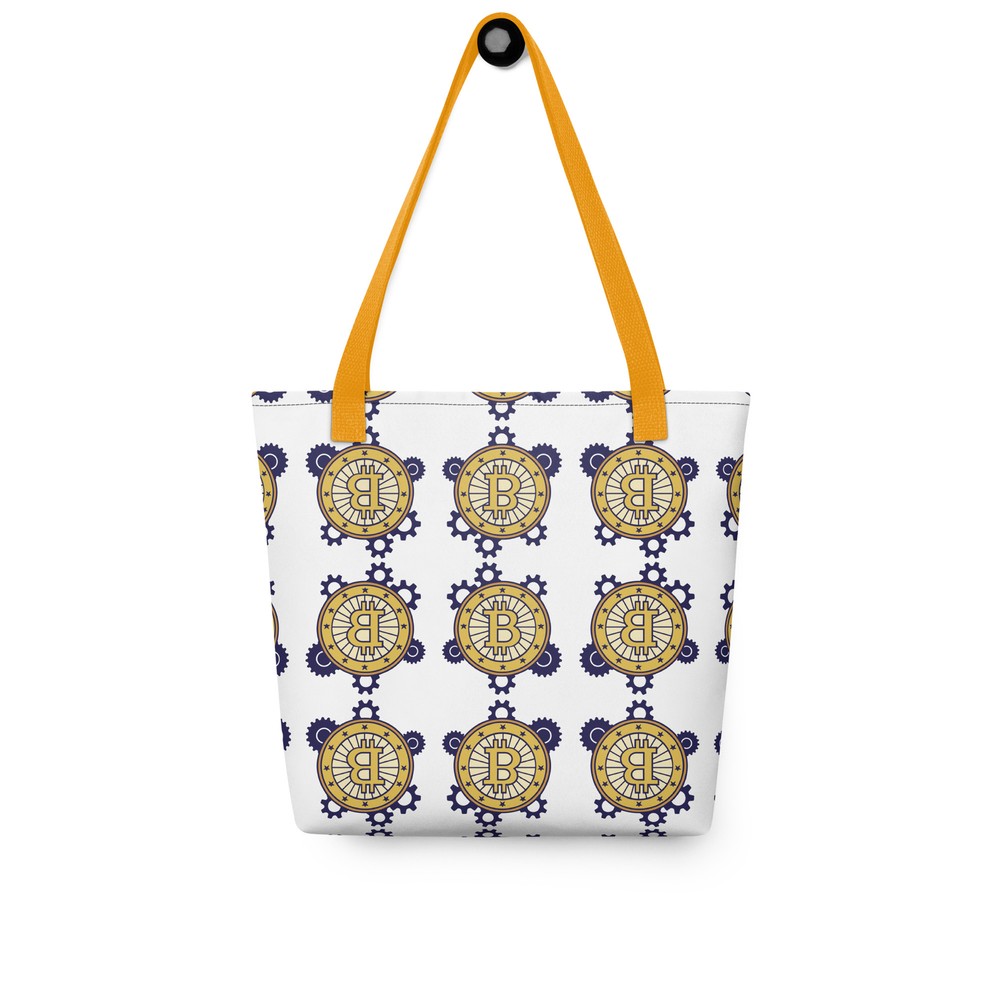 Tote Bag BTC Bitcoin All Over Print Handbag Purse