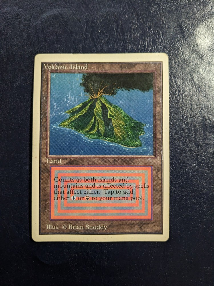Volcanic Island Unlimited Edition Magic the Gathering Dual Land