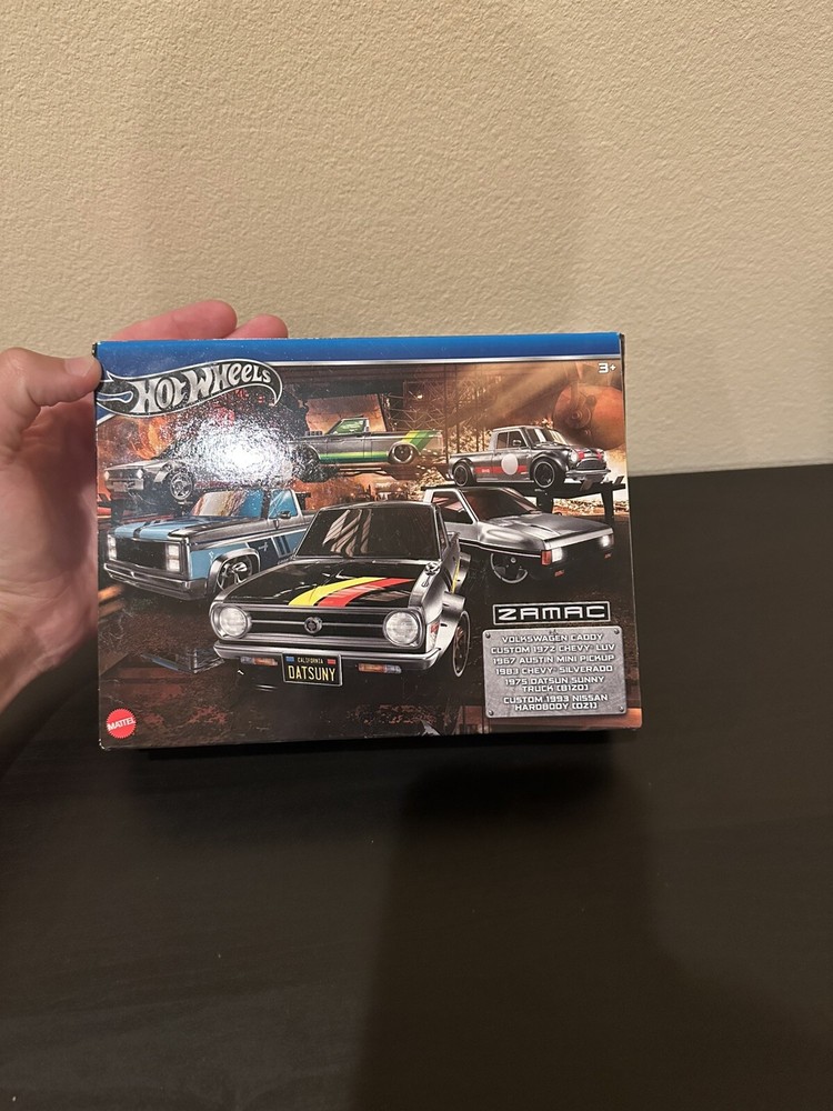 2024 Hot Wheels Legends Tour - 6 Piece ZAMAC Trucks Box Set - Walmart Exclusive