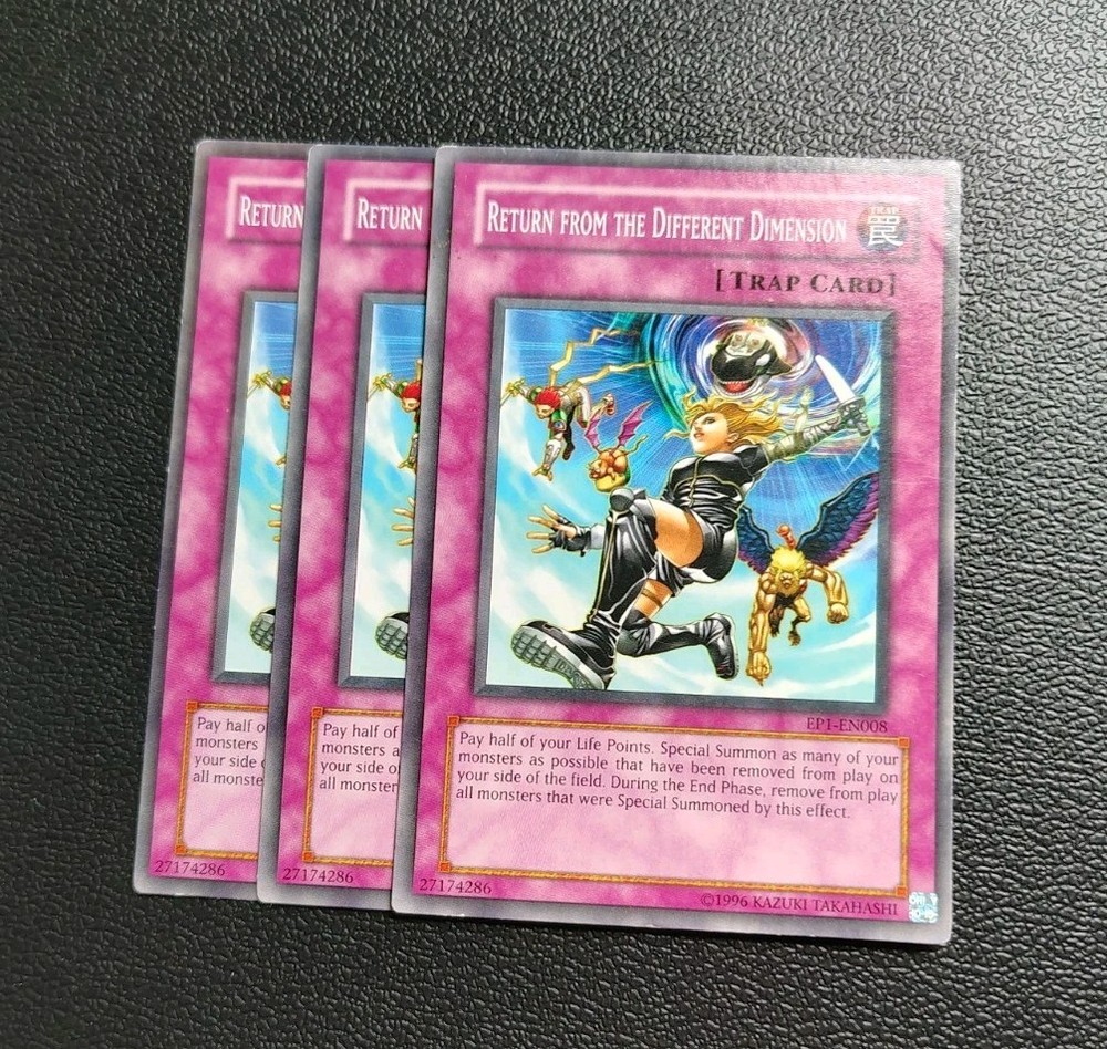 Yu-Gi-Oh Return From The Different Dimension Playset X3 Ultra Rare