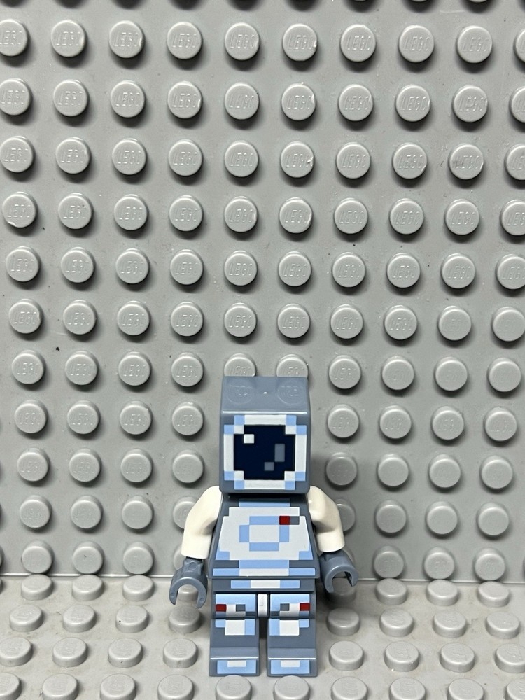 LEGO Minecraft Skin 4 Pixelated Space Suit Minifigure for Creative Play