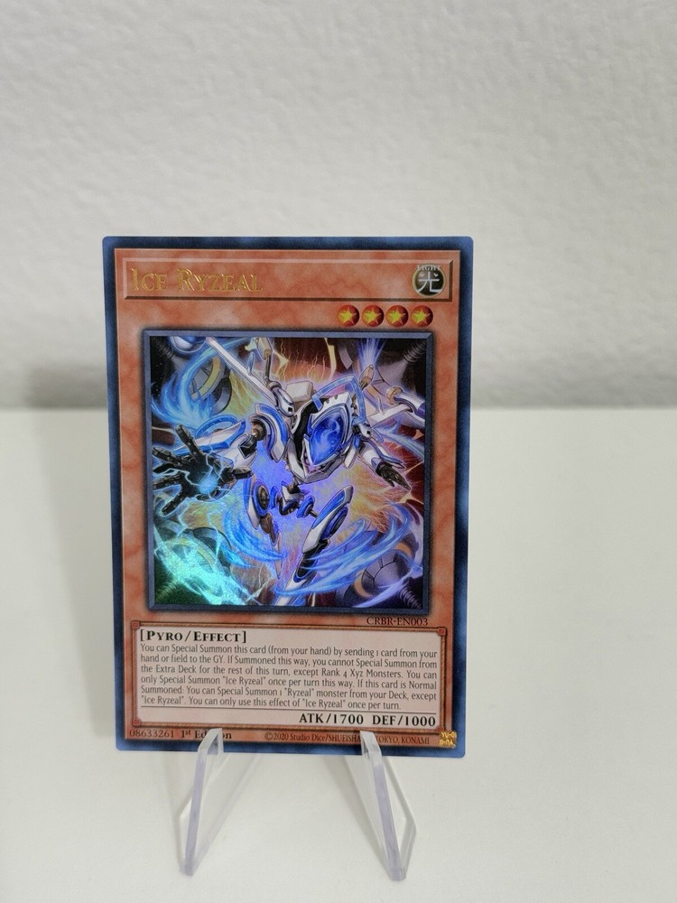 CRBR-EN003 Ice Ryzeal Ultra Rare 1st Edition YuGiOh