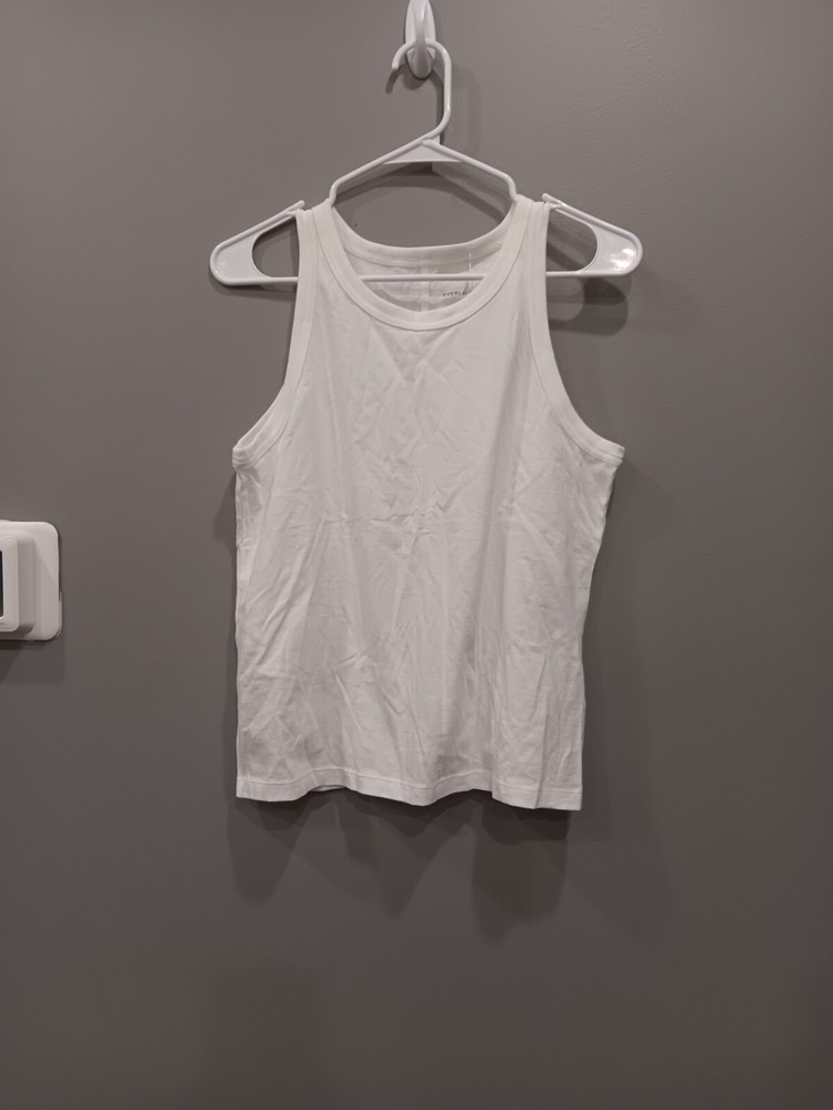 Everlane The Organic Cotton Cutaway Tank Size Medium NWT