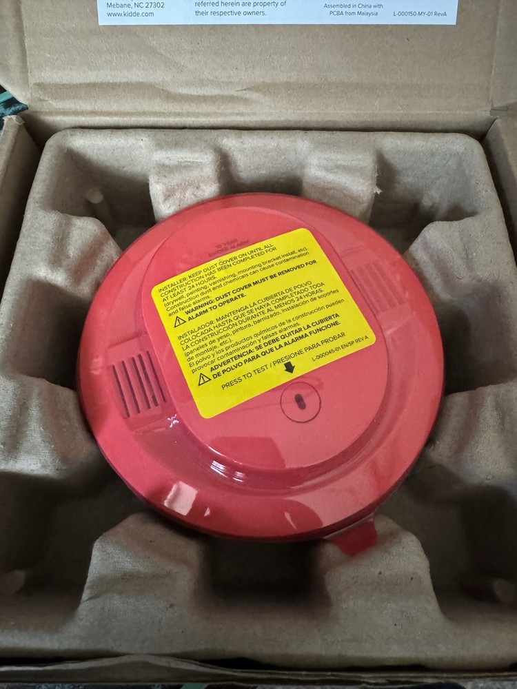 Kidde Photoelectric Smoke Alarm Model 20SD10