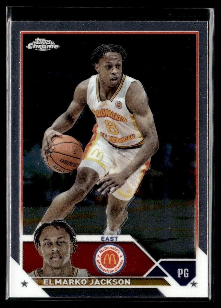 2023-24 TOPPS CHROME ELMARKO JACKSON MCDONALD'S ALL AMERICAN #8