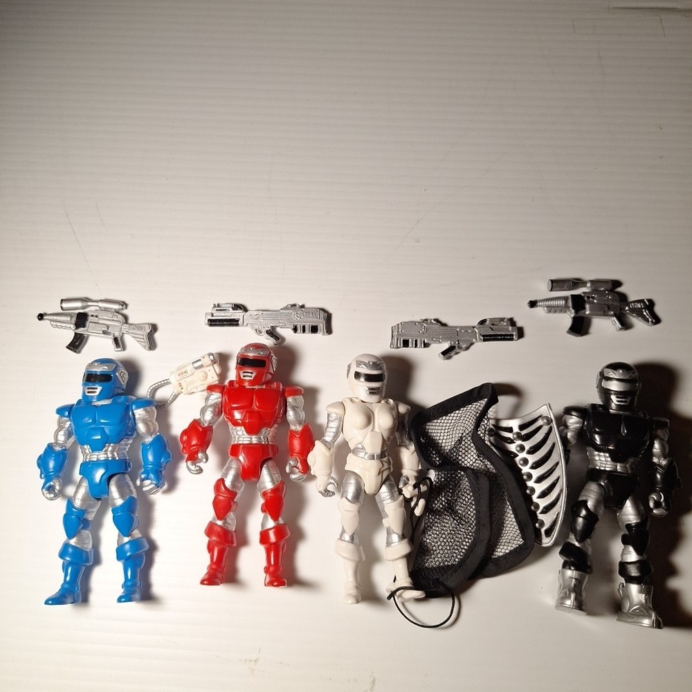 1994 Godzilla Force Master Set Includes Weapons and Accessories