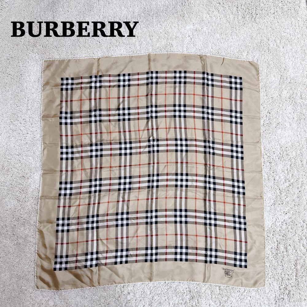 Vhtf Burberry Scarf Stole Nova Check Silk Women Scarf Accessory Original LTD Col