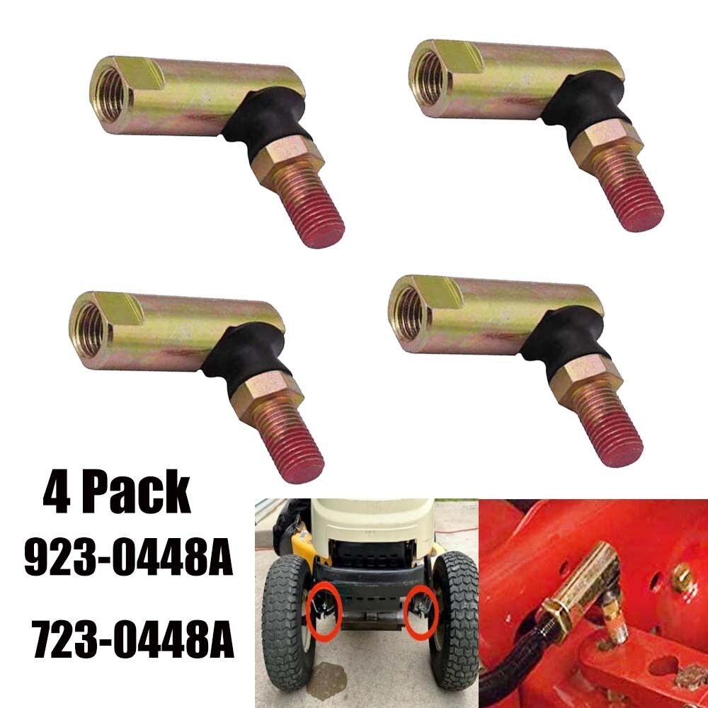 (4 Pk) Steering Link Ball Joint End for Cub Cadet, MTD 923-0448A, 723-0448A