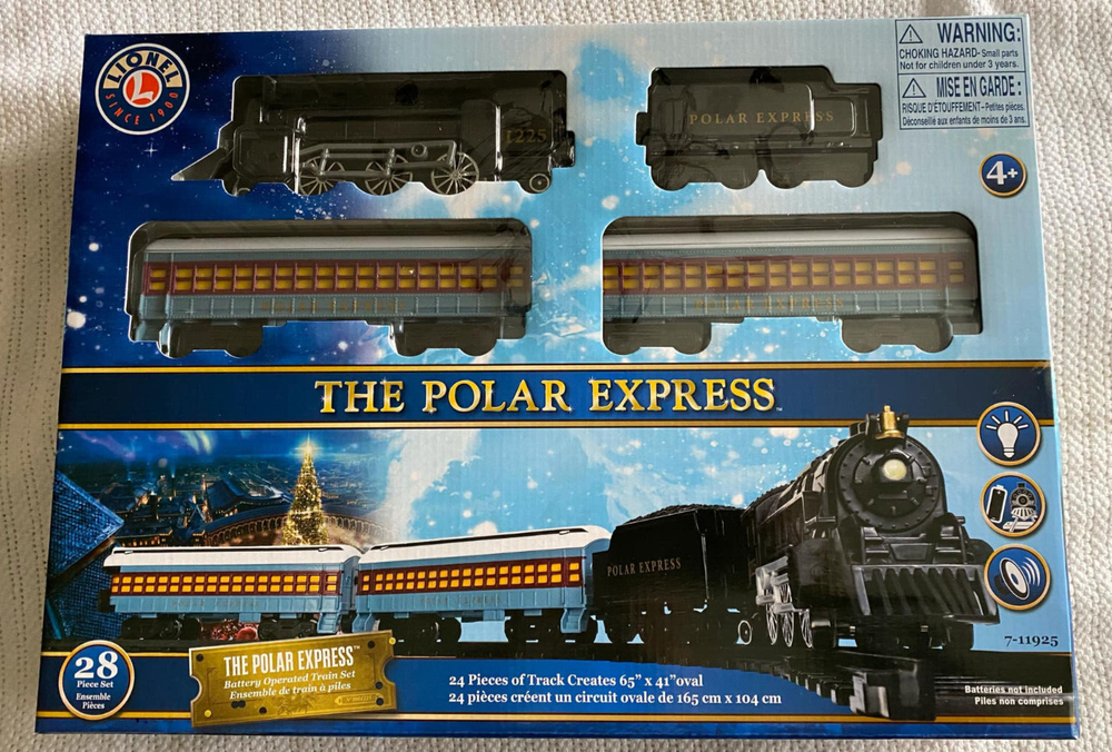 Lionel The Polar Express Battery Operated Train Set 28 Pieces 71-1925-200