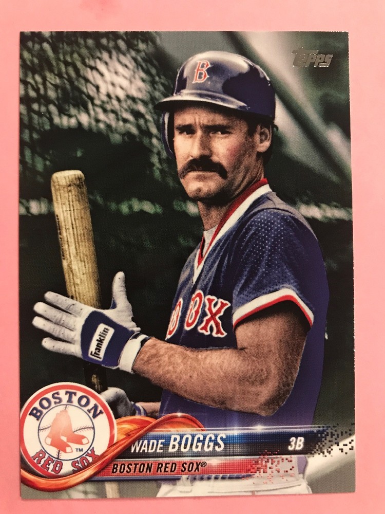 2018 Topps Update Series Wade Boggs US23 Legend Variation Card