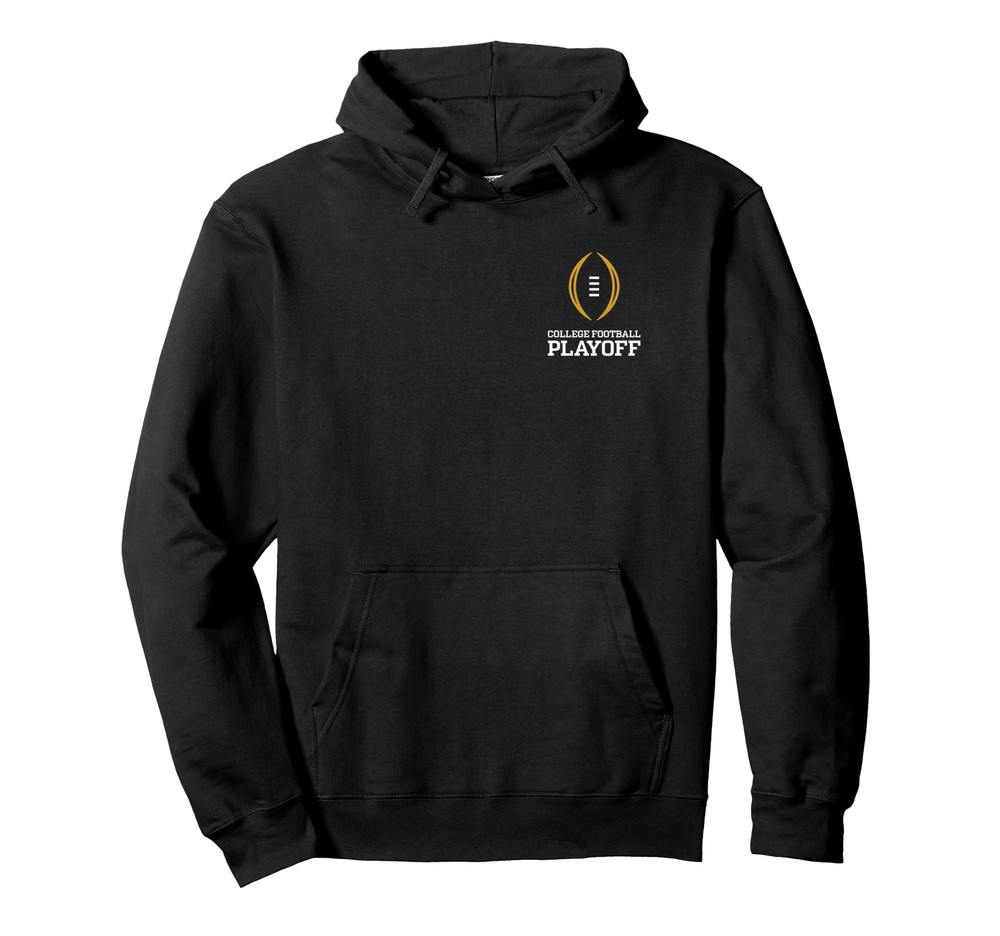 Officially Licensed College Football Playoff CFP Front Back Pullover Hoodie for Ultimate Fan Style