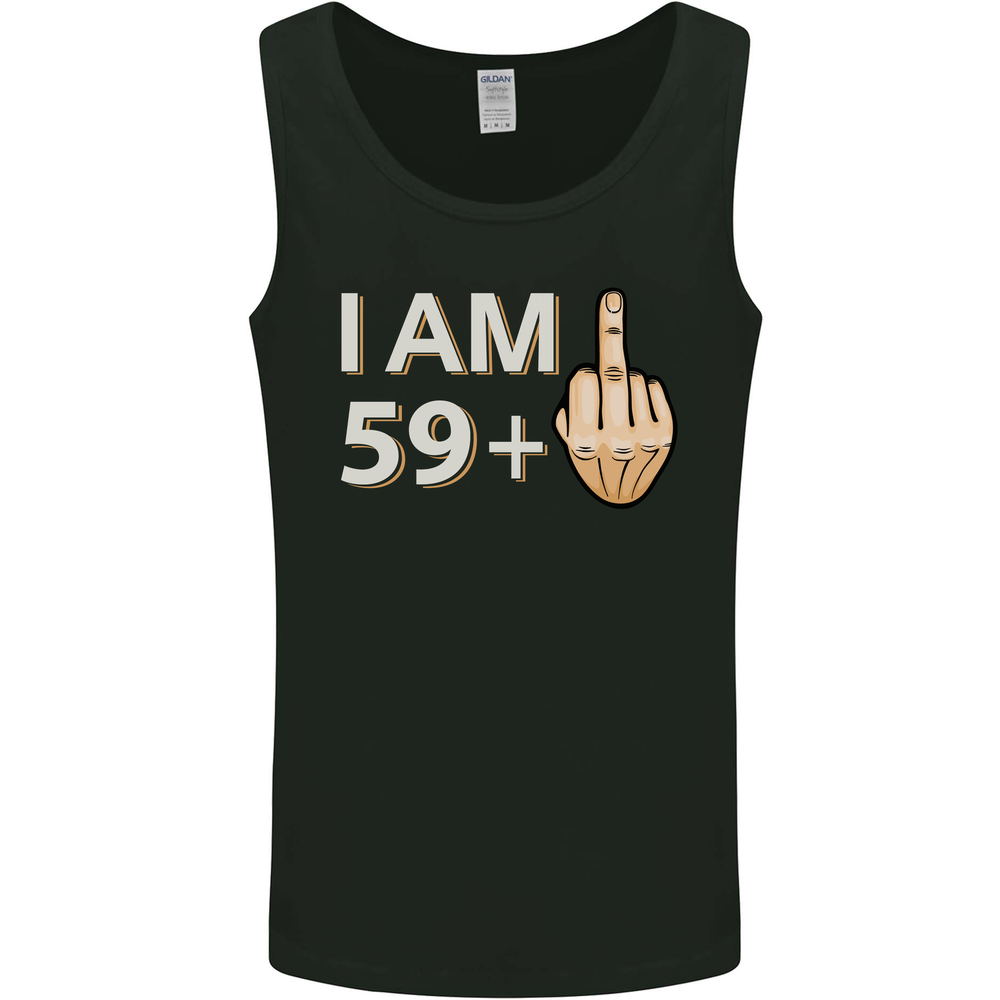 60th Birthday Funny Offensive 60 Year Old Mens Vest Tank Top