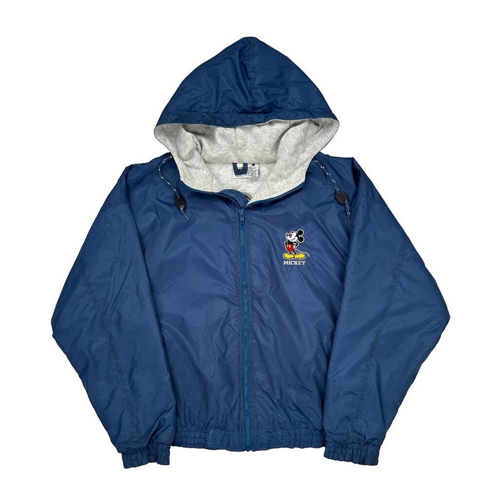 Mickey Mouse Disney Jacket - Large Blue Nylon