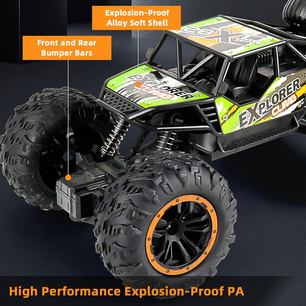 1:16 2.4Ghz 4WD High Speed RC Off-Road Monster Truck Remote Control Car Toy Gift