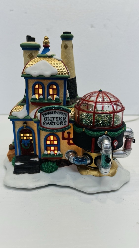 Dept 56 North Pole Series “Twinkle Brite Glitter Factory” 56738 Retired