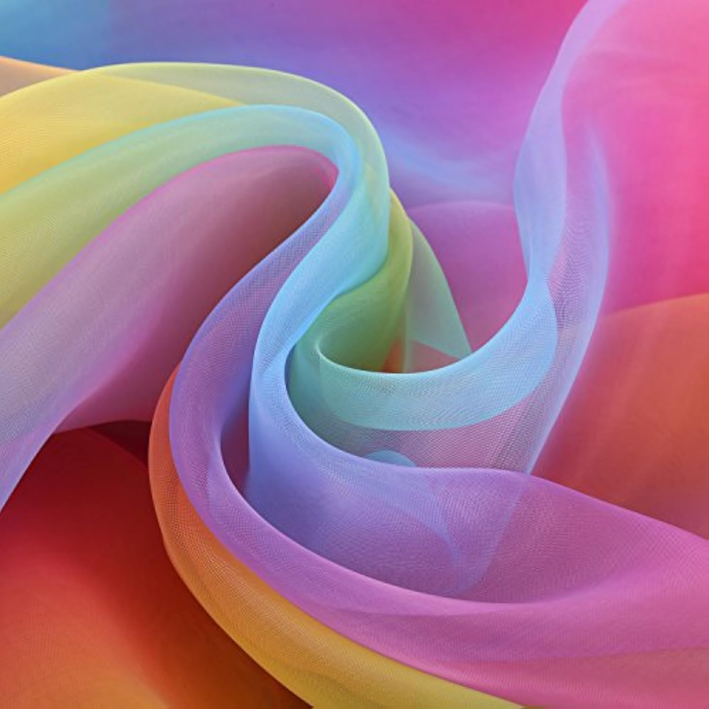 BBTO 16ft x 54in Organza Voile Fabric for Dresses Costumes Decor