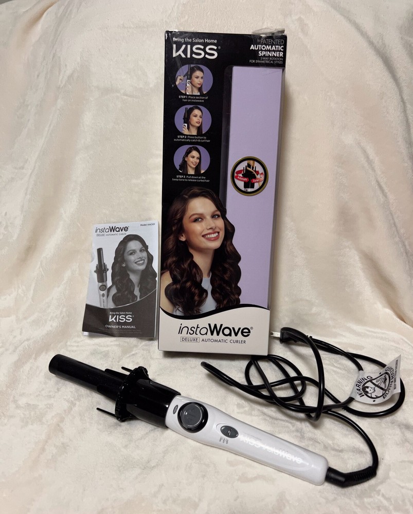 Kiss InstaWave Automatic Curler KACI01EU for Effortless Waves