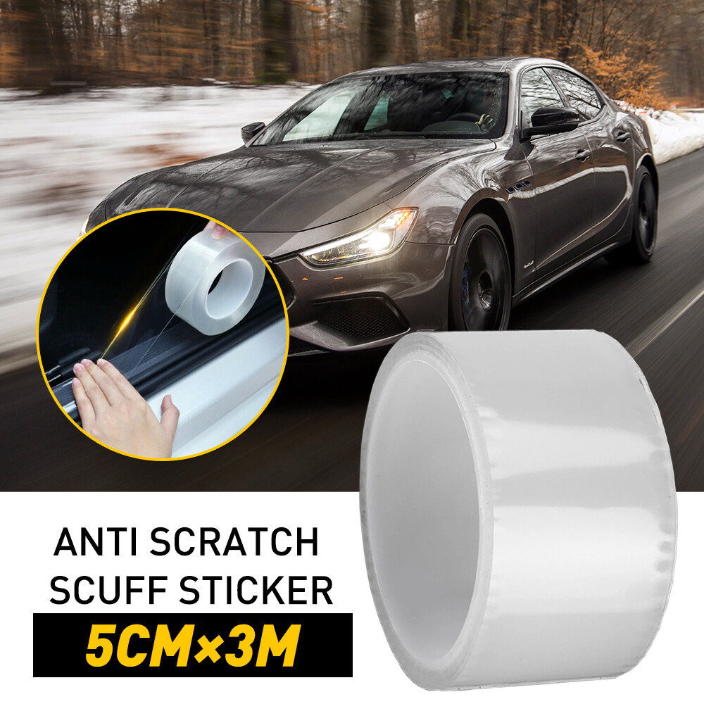 Accessories Car Door Scuff Sill Cover Plate Sticker Protector Anti-Scratch 3M US