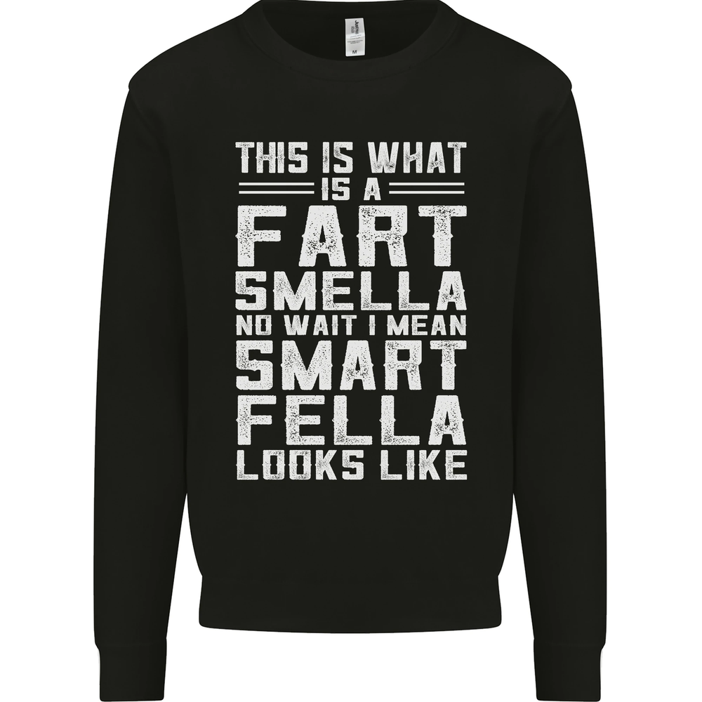 What a Fart Smella Looks Like Funny Slogan Mens Sweatshirt Jumper