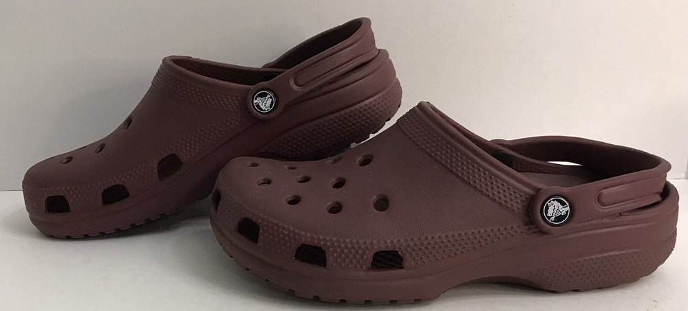 Crocs Unisex Classic Clog Style 10001 Burgundy M 8 W 10 *Read*