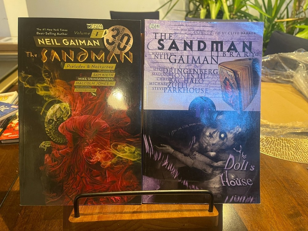 Sandman Trade Paperback Vol #1 & #2 Good Condition Neil Gaiman