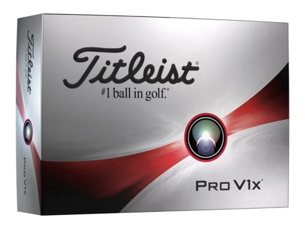 Titleist Pro V1x Golf Balls - T2048S - White (One Dozen)