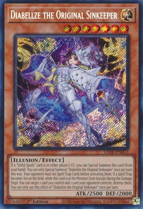 Diabellze the Original Sinkeeper LEDE-EN012 Legacy of Destruction 1st Edition