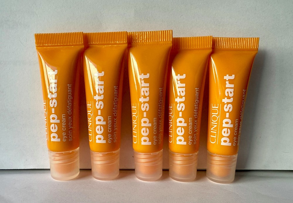 5 x  Clinique Pep Start Eye Cream 0.24oz Each Lot 5 = 1.2oz Total New