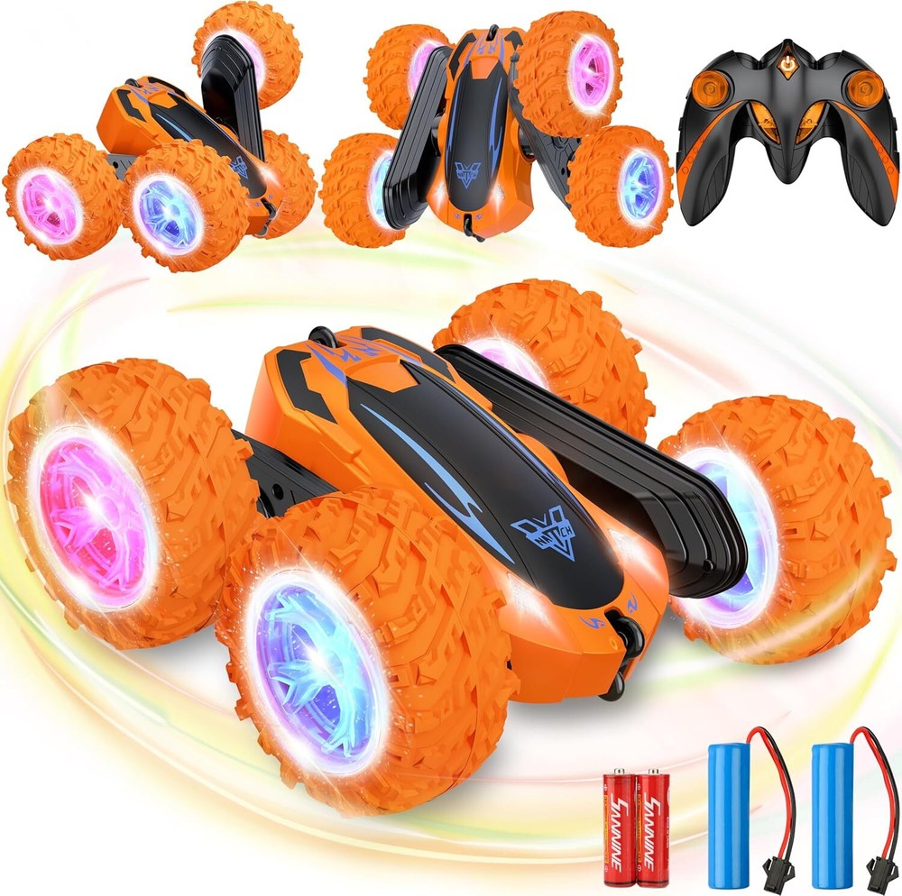 Remote Control Car, 2.4GHz Electric Race Stunt Car, Double Sided 360° Rolling