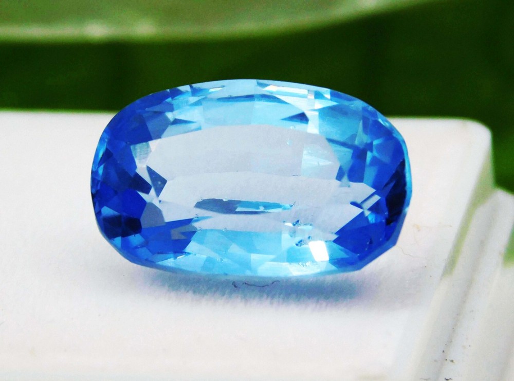 8.91 Ct Certified Natural Ceylon Blue Sapphire Loose Cushion Cut Gemstone