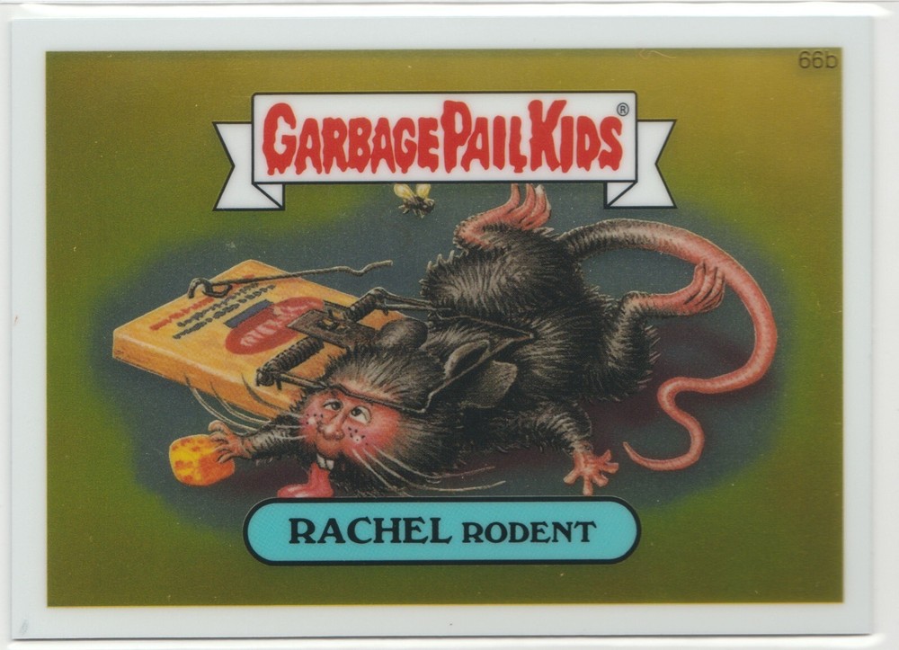 Rachel Rodent #66b Garbage Pail Kids 2014 Chrome Series 2 CS2 GPK Card