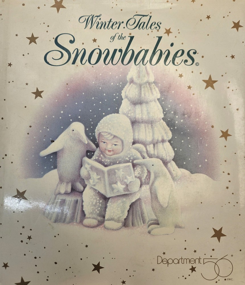 Dept 56 Winter Tales Snowbabies First Edition Hardcover Book 1995 New in Box