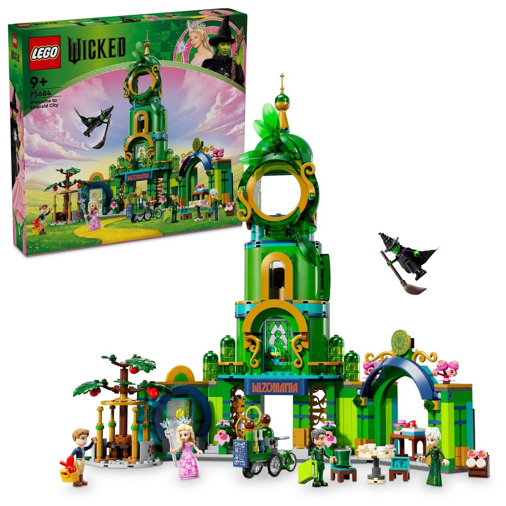 LEGO Wicked Welcome to Emerald City 75684 Building Toy Ages 9-11 Gift