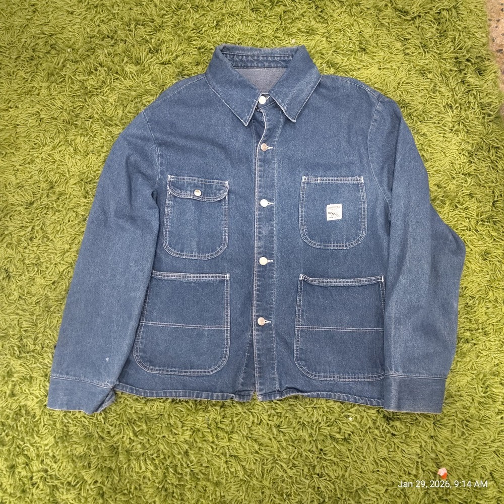 50s/60s Pointer Brand Blue shortys  Chore Jacket  Workwear Men size xl