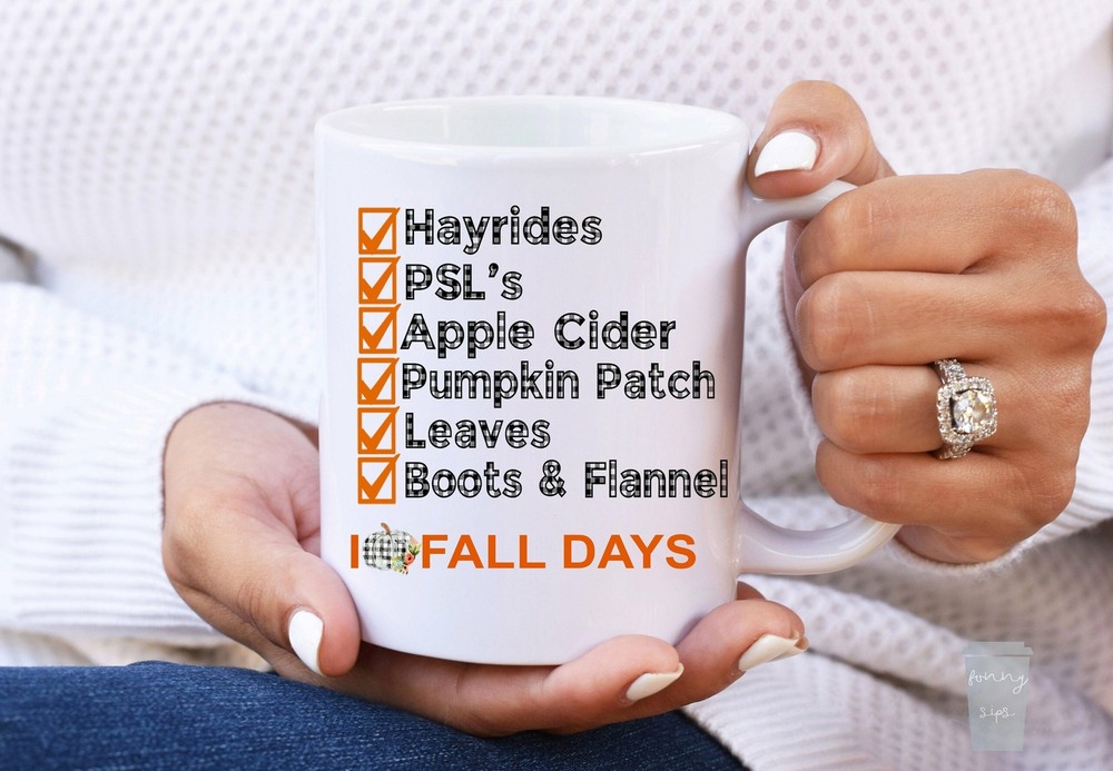 Fall-Themed Pumpkin Orange Coffee Mug for Autumn Lovers  