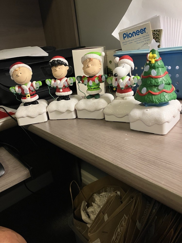 Charlie Brown Peanuts Gang Wireless Christmas Light Show 2015 Working