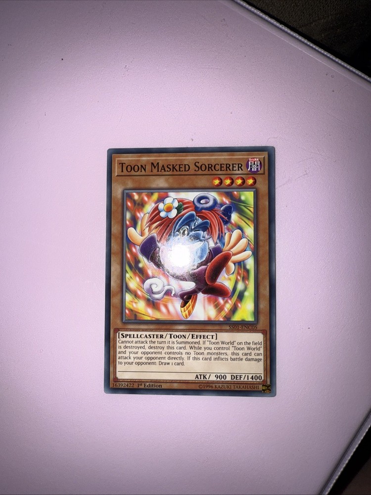 Toon Masked Sorcerer SS01-ENC05 Speed Duel Decks: Destiny Masters 1st Edition