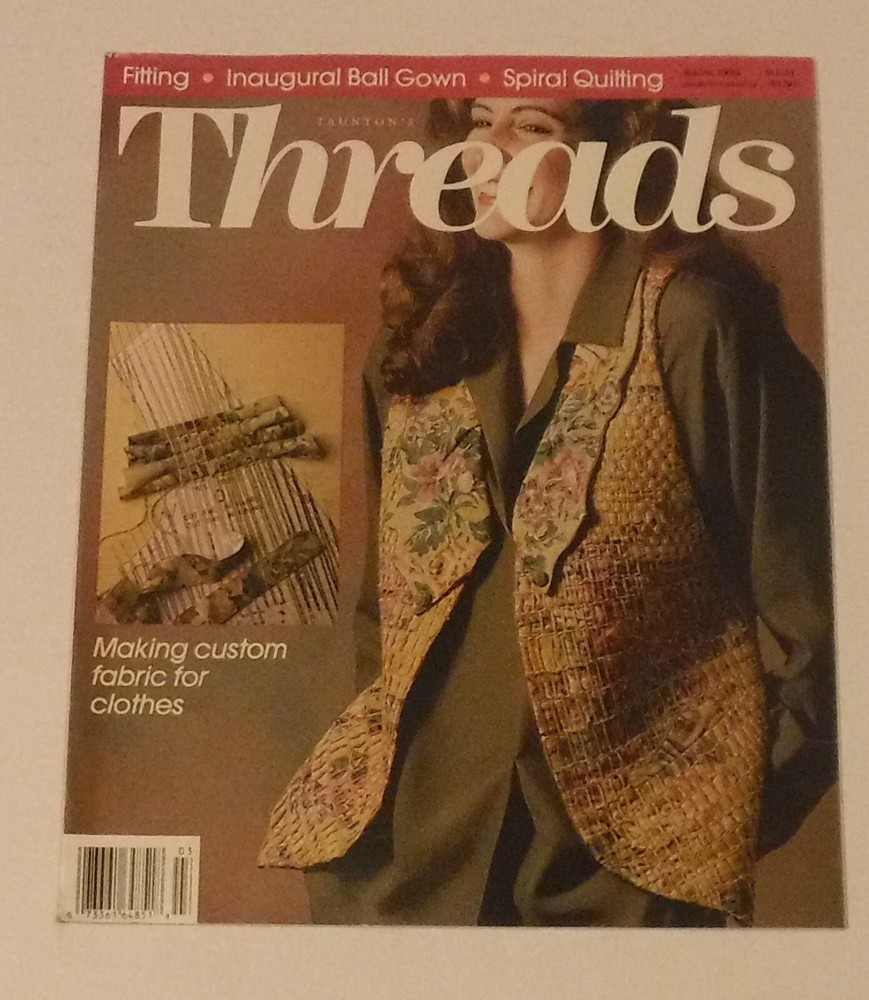 Threads Magazine February/March 1994 Making Custom Fabric for Clothes