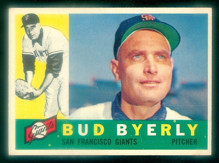 1960 Topps #371 Bud Beverly Baseball Card EXMT Condition