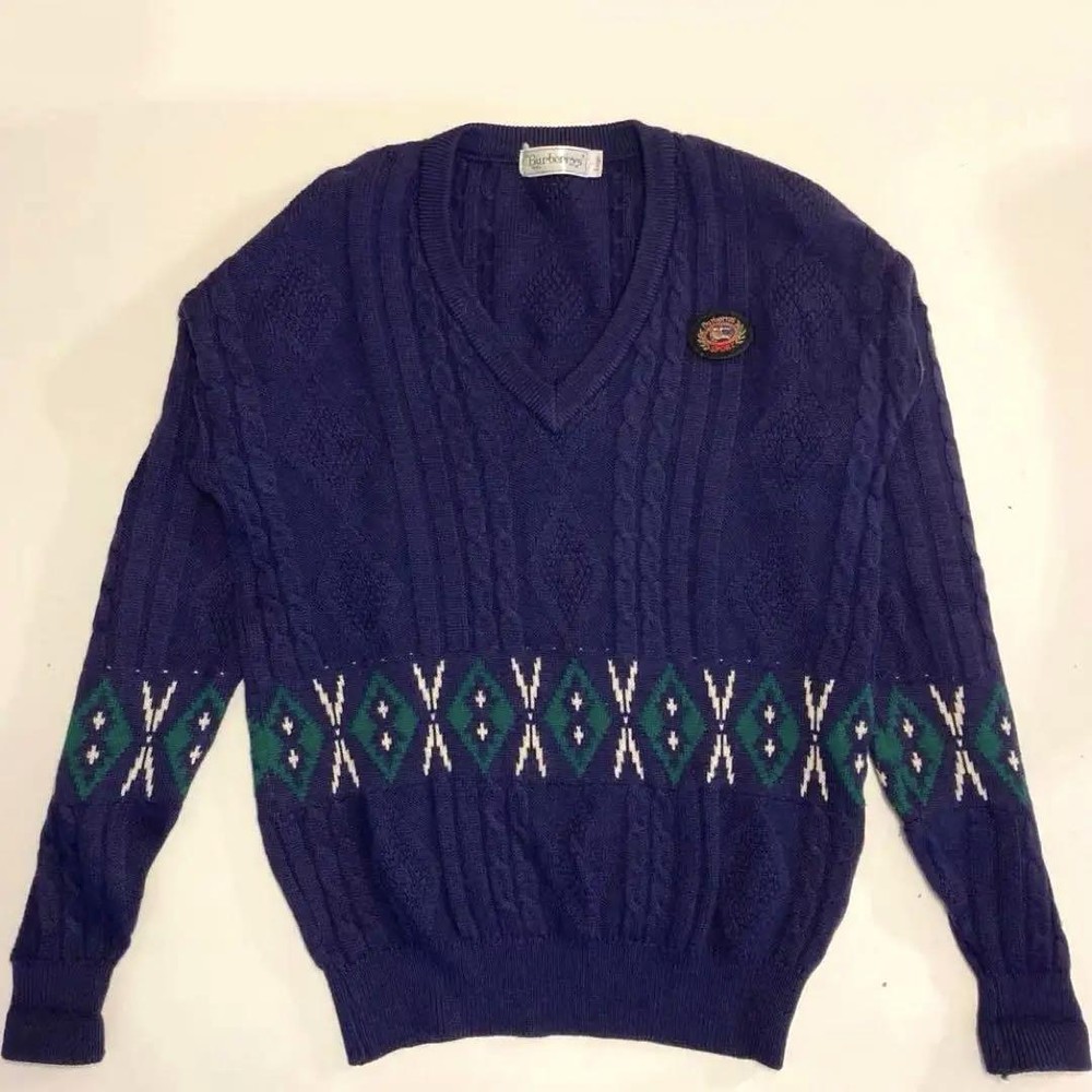 Burberry knit sweater Men's Fashion from Japan