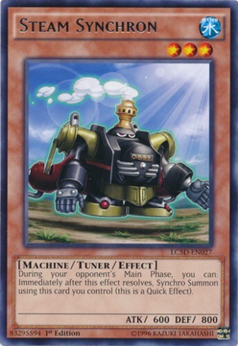 Steam Synchron LC5D-EN027 1st Edition Rare Lightly Played Yugioh Card