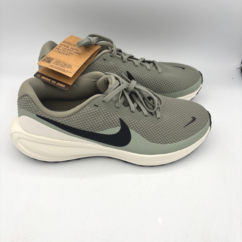 Nike Revolution 8 Running Shoes Mens Size 9.5 Light Army Green HJ9198-300