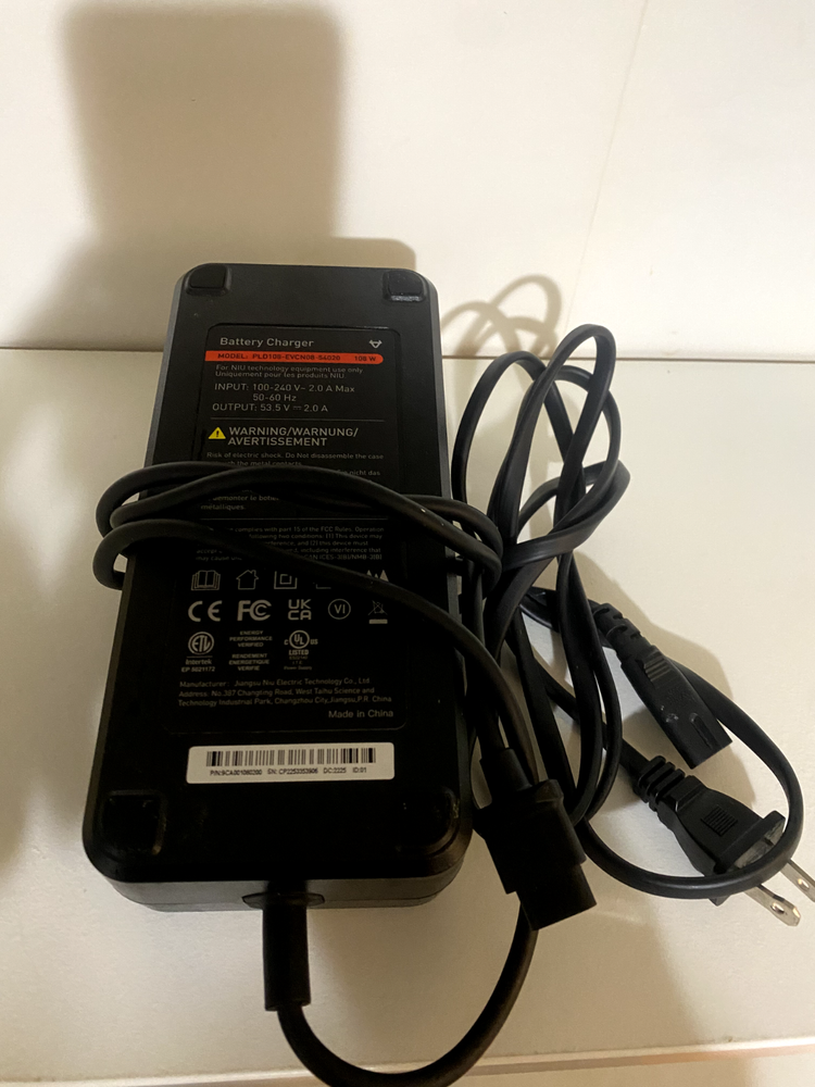 NIU Super Charger for KQi3 MAX/KQi3 PRO Electric Scooter 48v