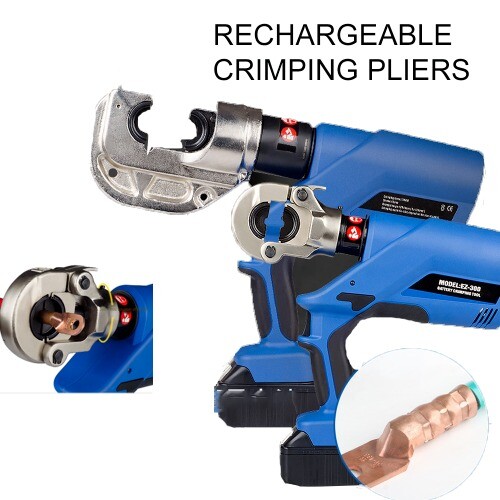 Hydraulic Clamp Cable Cutter Crimper for Copper Aluminum Terminals EZ-300