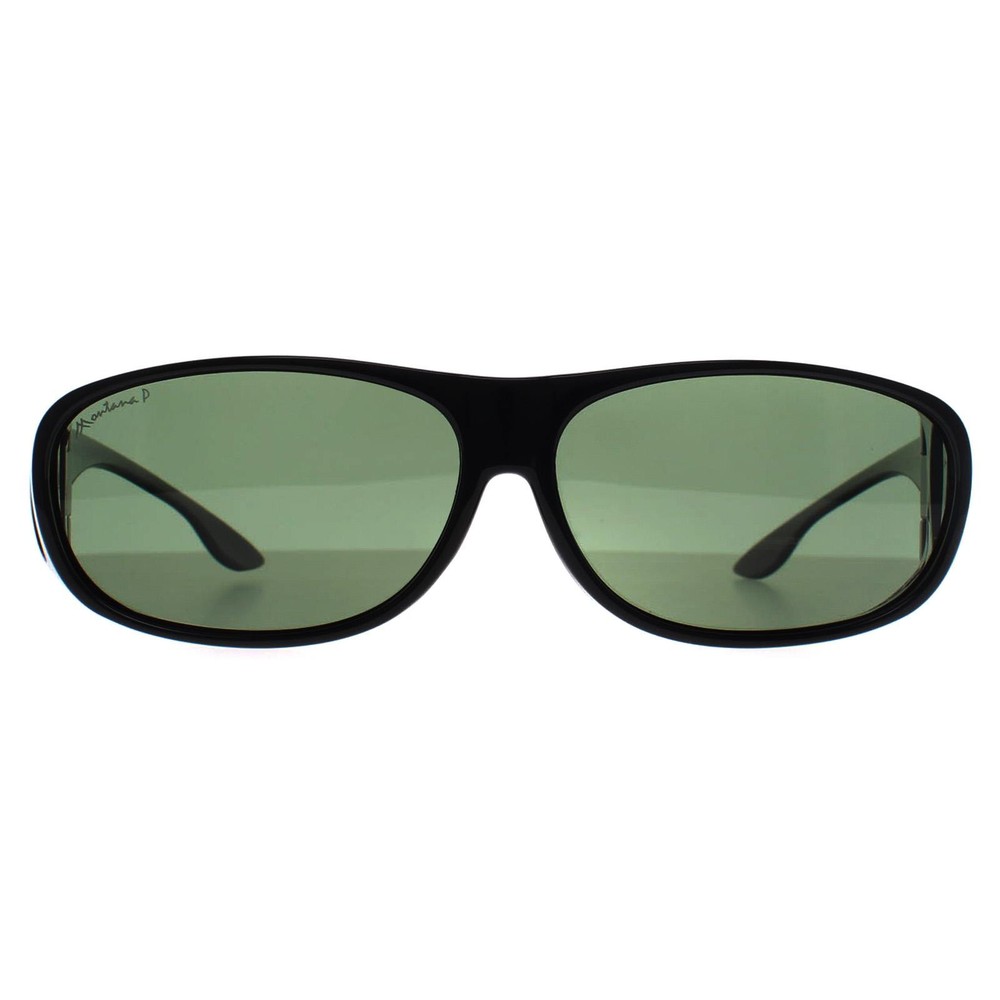 Montana FO2 Fit Over Sunglasses Polarized G15 Lens Shiny Black