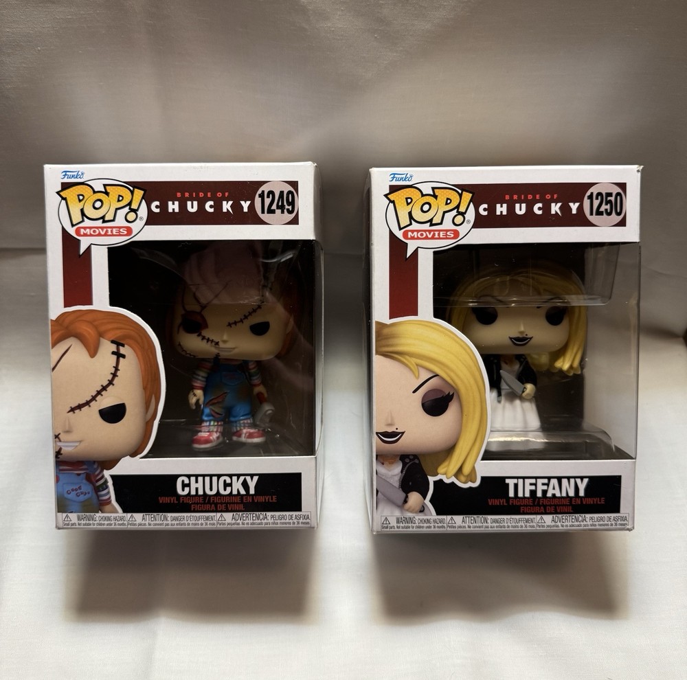 Funko Pop! Bride Of Chucky *Bundle* Chucky #1249 Tiffany #1250 Horror 2022