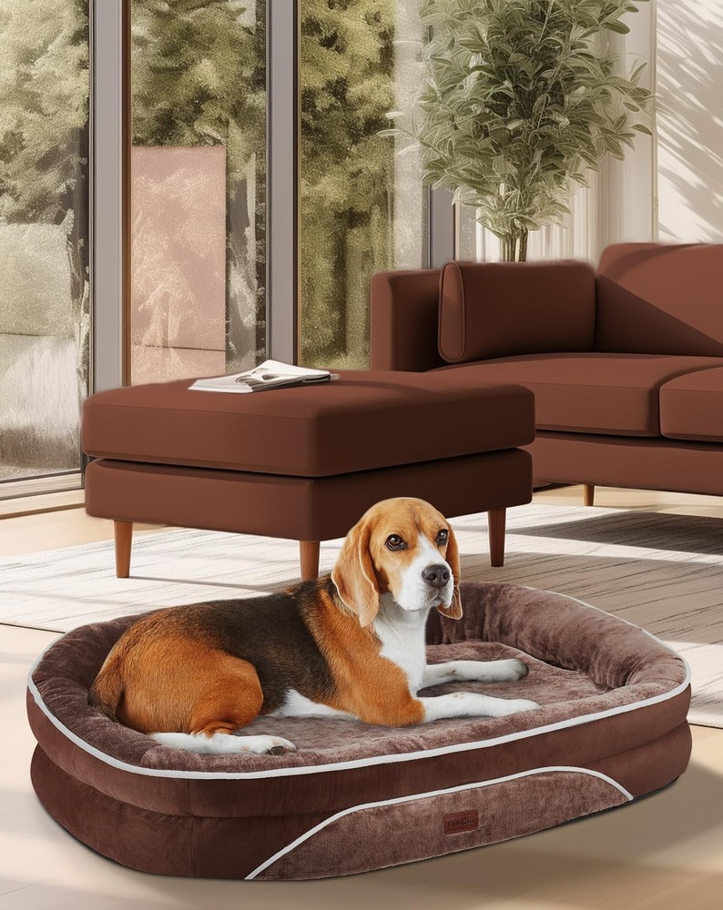 Best Large Dog Couch Bed with Comfort Foam Support – Perfect Father's Day Gift
